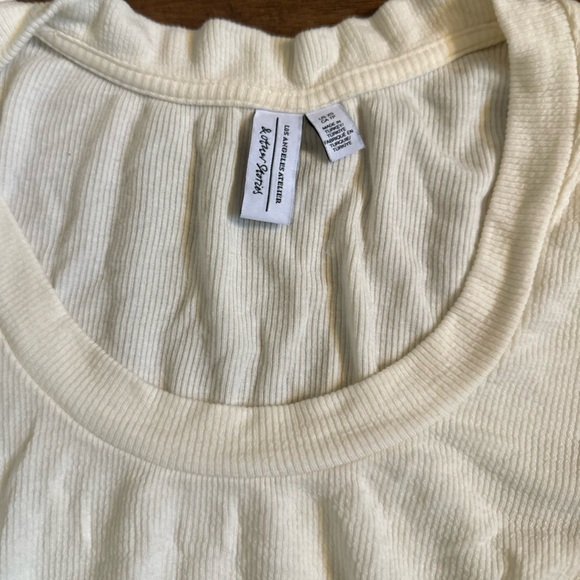 & Other Stories Cream Long Sleeve Top Size XS - Picture 2 of 2